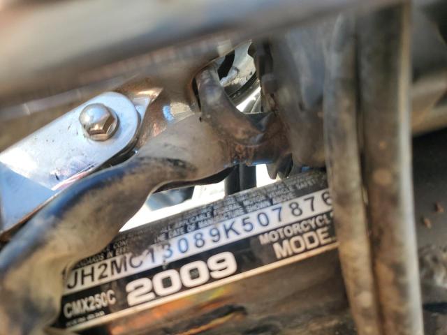 2009 HONDA CMX250 C - JH2MC13089K507876