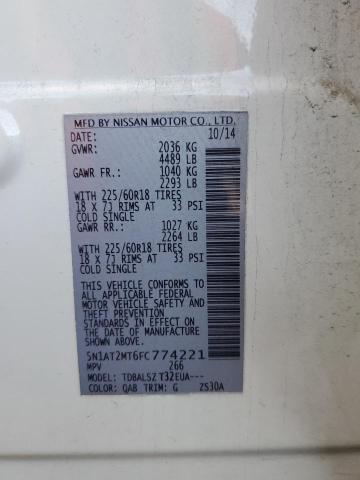 2015 NISSAN ROGUE S - 5N1AT2MT6FC774221