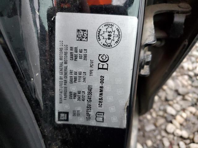 2016 BUICK VERANO PRE 1G4PT5SV1G4138401