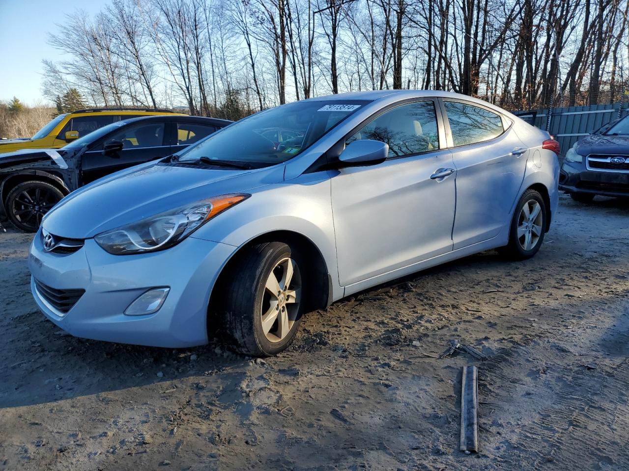 Lot #3025832304 2012 HYUNDAI ELANTRA GL