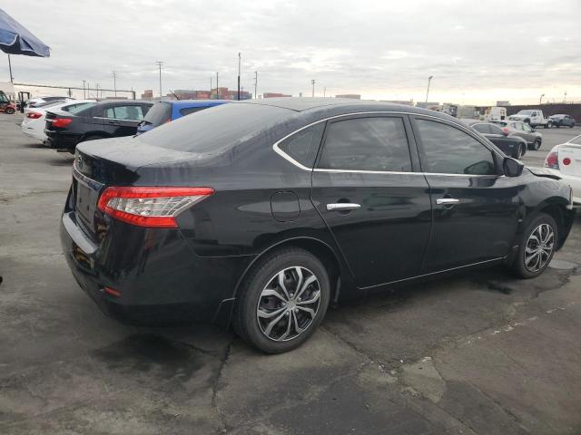 NISSAN SENTRA S 2015 black  gas 3N1AB7AP6FY336420 photo #4