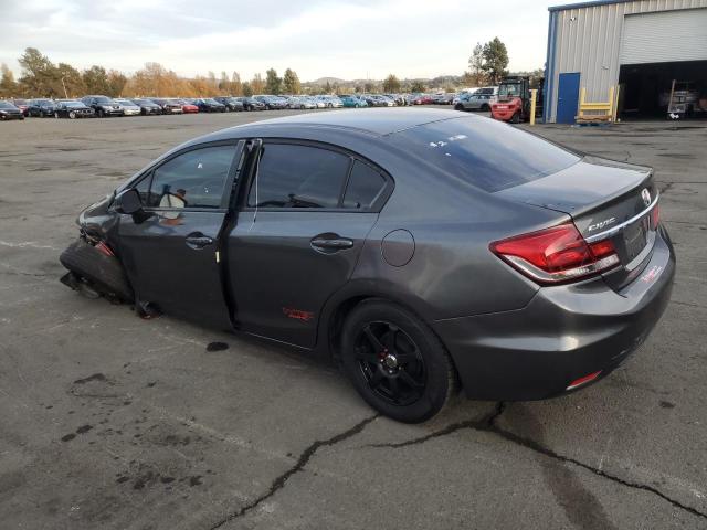 HONDA CIVIC LX 2013 gray  gas 19XFB2F59DE258579 photo #3