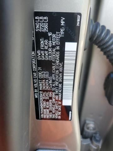2016 VOLVO XC60 YV440MDM7G2826412