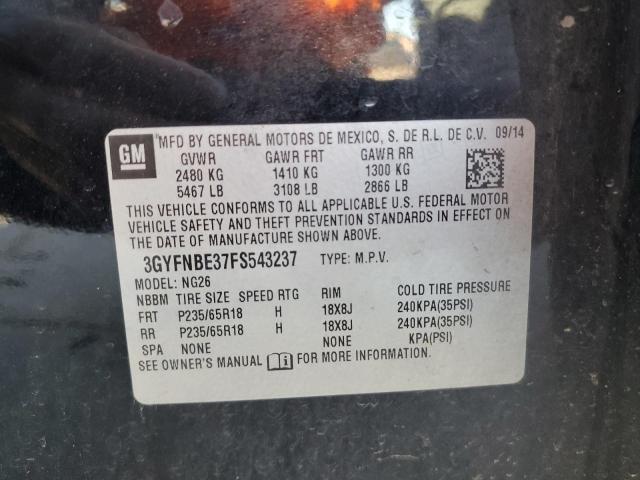 2015 CADILLAC SRX LUXURY - 3GYFNBE37FS543237