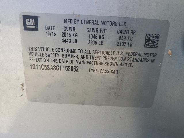 2016 CHEVROLET MALIBU LIM - 1G11C5SA8GF153062