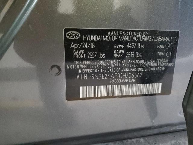 2018 HYUNDAI SONATA SE - 5NPE24AF0JH706562