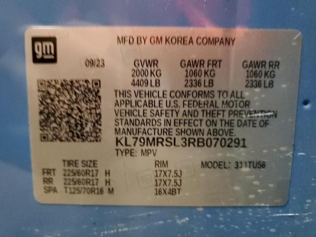 2024 CHEVROLET TRAILBLAZE - KL79MRSL3RB070291