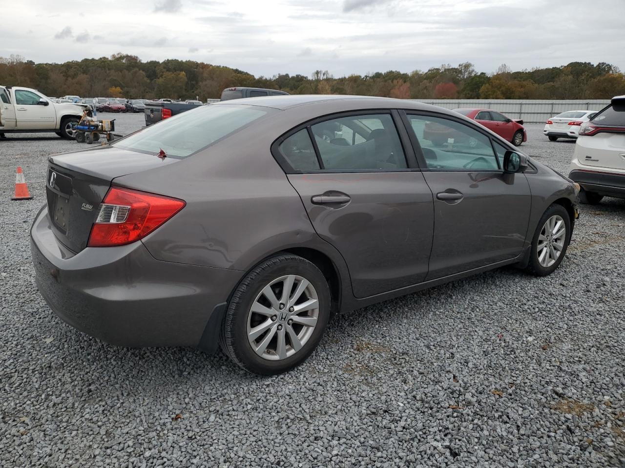 Lot #2947461976 2012 HONDA CIVIC EXL