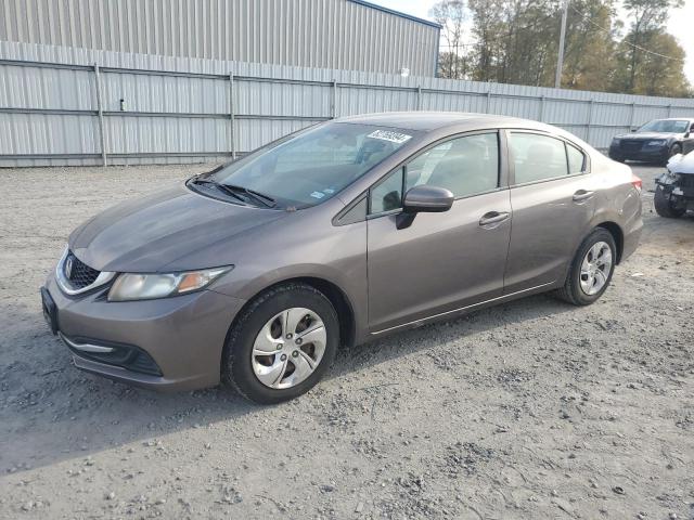 HONDA CIVIC LX 2015 gray  gas 19XFB2F57FE059016 photo #1