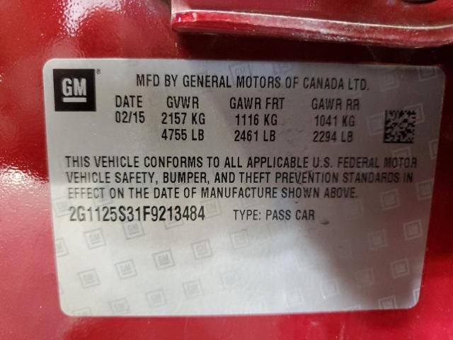 2015 CHEVROLET IMPALA 1LT 2G1125S31F9213484