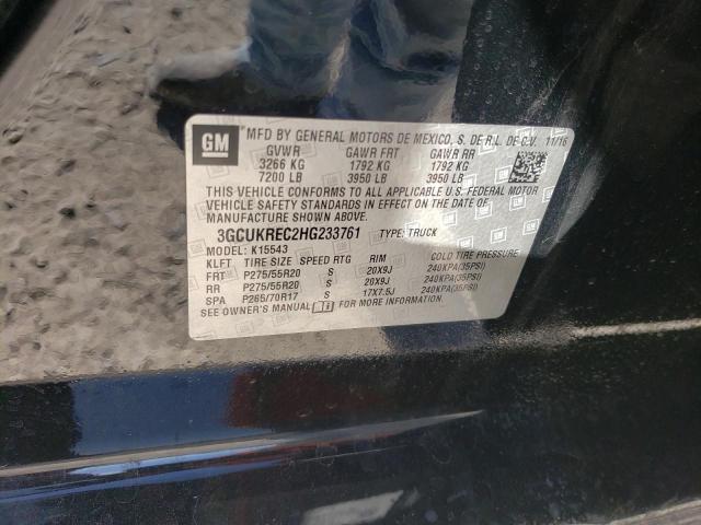 2017 CHEVROLET SILVERADO - 3GCUKREC2HG233761