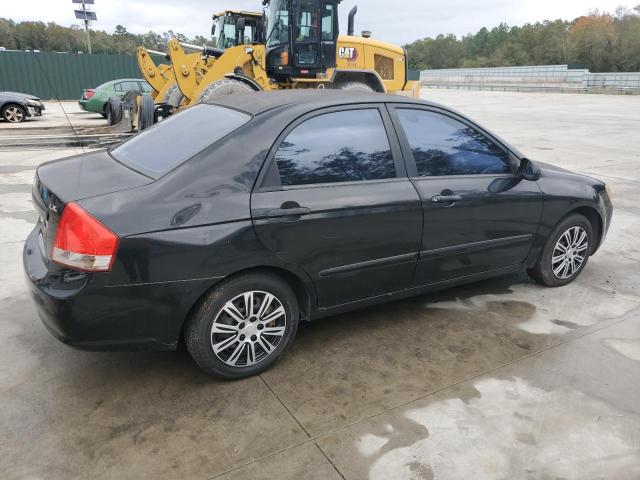 KIA SPECTRA EX 2009 black  gas KNAFE221095646617 photo #4