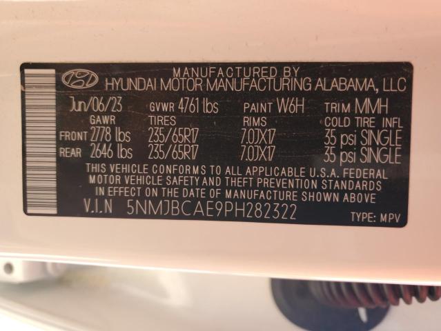 2023 HYUNDAI TUCSON SEL - 5NMJBCAE9PH282322