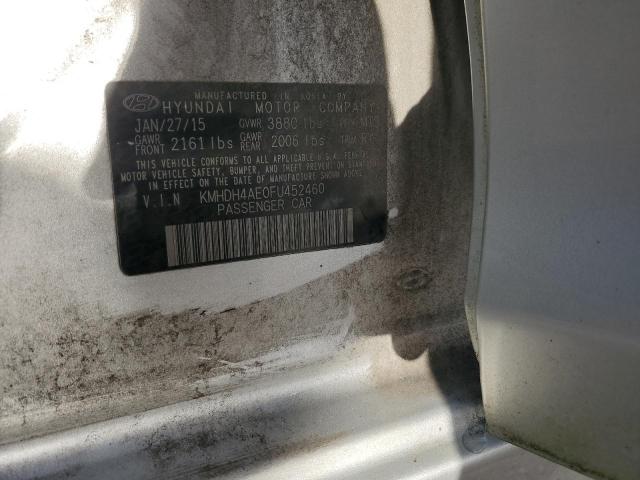 2015 HYUNDAI ELANTRA SE - KMHDH4AE0FU452460
