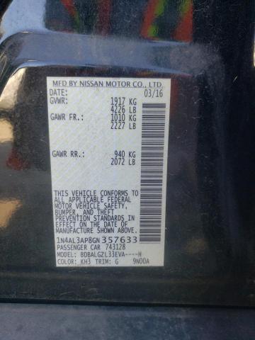 2016 NISSAN ALTIMA 2.5 - 1N4AL3AP8GN357633