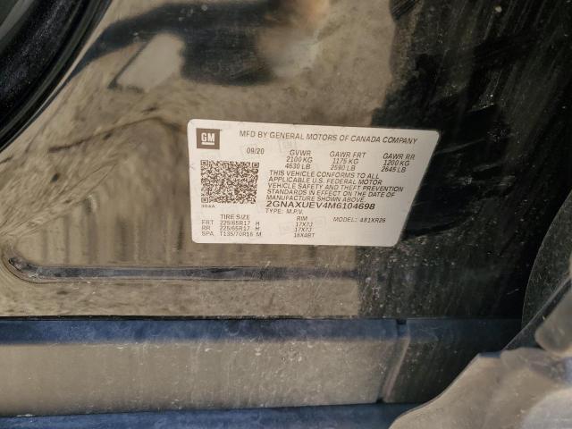 2021 CHEVROLET EQUINOX LT - 2GNAXUEV4M6104698