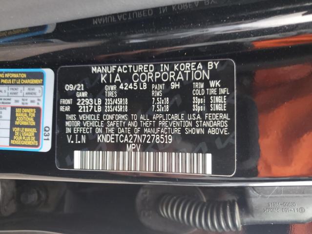 2022 KIA SELTOS SX KNDETCA27N7278519