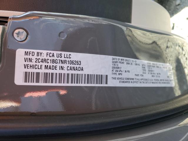 VIN 2C4RC1BG7NR106263 2022 Chrysler Pacifica, Touri... no.14