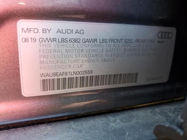 2020 AUDI A8 L - WAU8EAF81LN002559