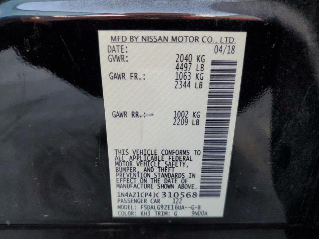 VIN 1N4AZ1CP4JC310568 2018 NISSAN LEAF no.12