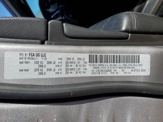 2019 JEEP GRAND CHER - 1C4RJFBG1KC829291