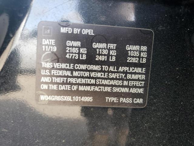 2020 BUICK REGAL ESSE W04GR6SX6L1014995