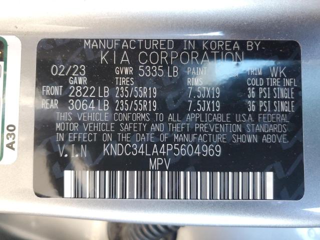 VIN KNDC34LA4P5604969 2023 KIA EV6 LIGHT no.14