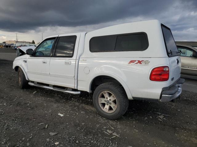 FORD F150 SUPER 2002 white  gas 1FTRW08L72KE12198 photo #3