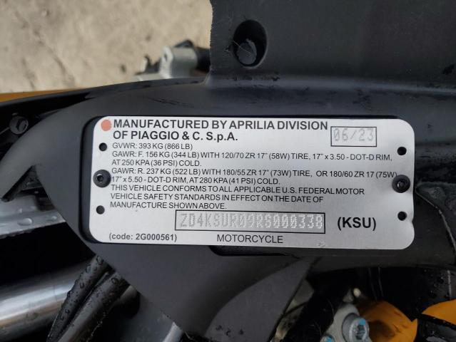 2024 APRILIA RS 660 EXT - ZD4KSUR09RS000338
