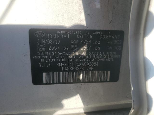 2019 HYUNDAI SONATA PLU KMHE14L20KA093084