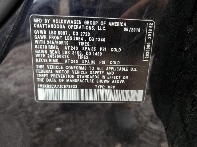 2018 VOLKSWAGEN ATLAS SE - 1V2KR2CA7JC572633