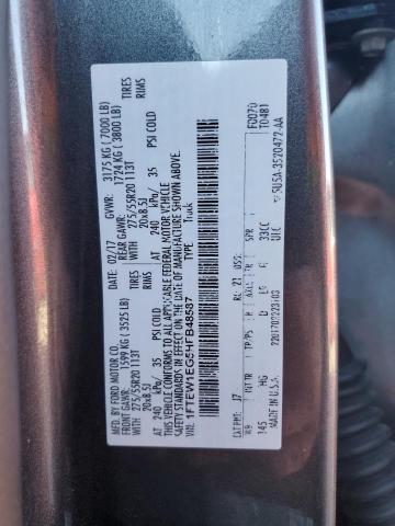 2017 FORD F150 SUPER - 1FTEW1EG5HFB48587