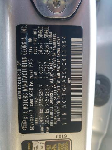 2018 KIA SORENTO LX - 5XYPG4A39JG411984