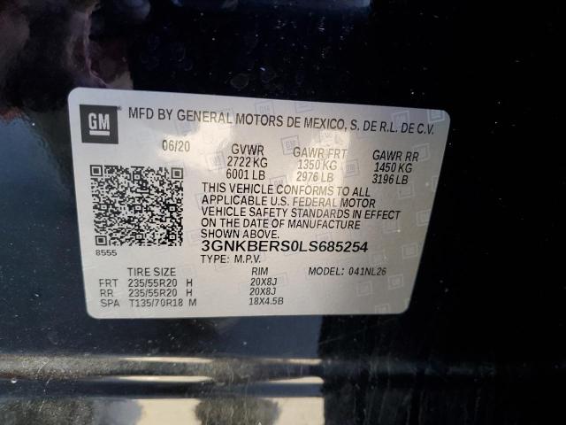 2020 CHEVROLET BLAZER RS #3313681100