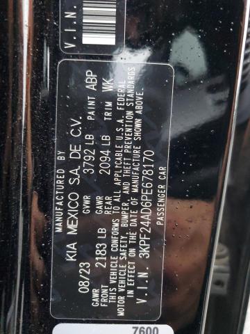 2023 KIA FORTE LX - 3KPF24AD6PE678170