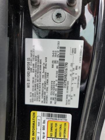 2018 FORD MUSTANG - 1FATP8UH8J5167790
