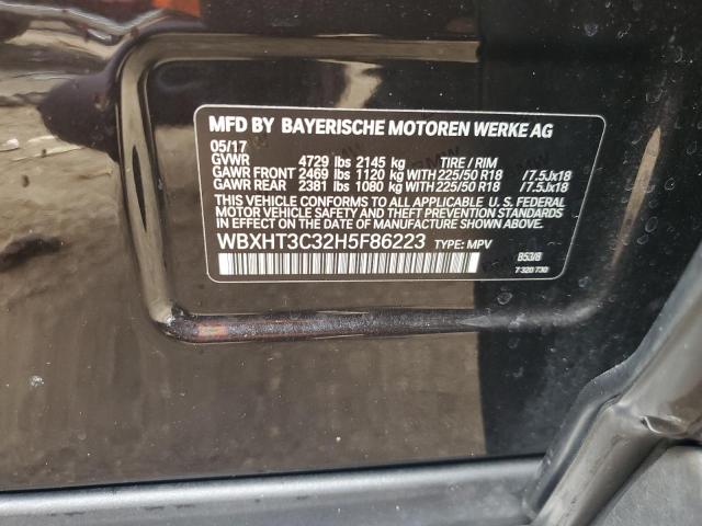 VIN WBXHT3C32H5F86223 2017 BMW X1 no.14