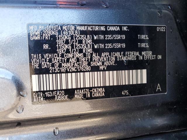 2022 TOYOTA RAV4 XLE P - 2T3C1RFV2NC176280