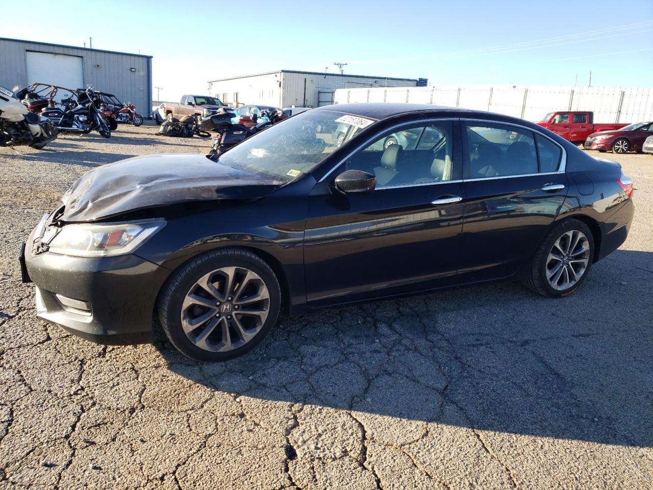 Lot #3025779319 2015 HONDA ACCORD SPO