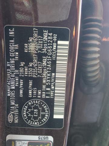 2015 KIA SORENTO LX - 5XYKT3A61FG661284