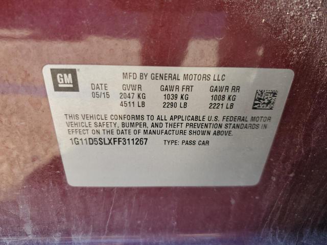 2015 CHEVROLET MALIBU 2LT - 1G11D5SLXFF311267