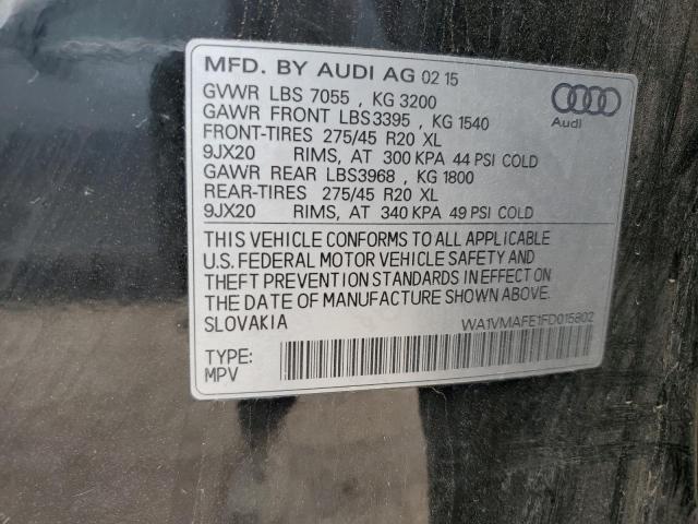 VIN WA1VMAFE1FD015802 2015 AUDI Q7 no.13