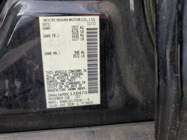 2016 NISSAN ALTIMA 2.5 - 1N4AL3AP0GC120470