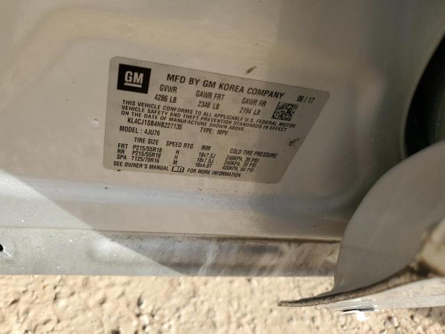2017 BUICK ENCORE SPO - KL4CJ1SB4HB227135