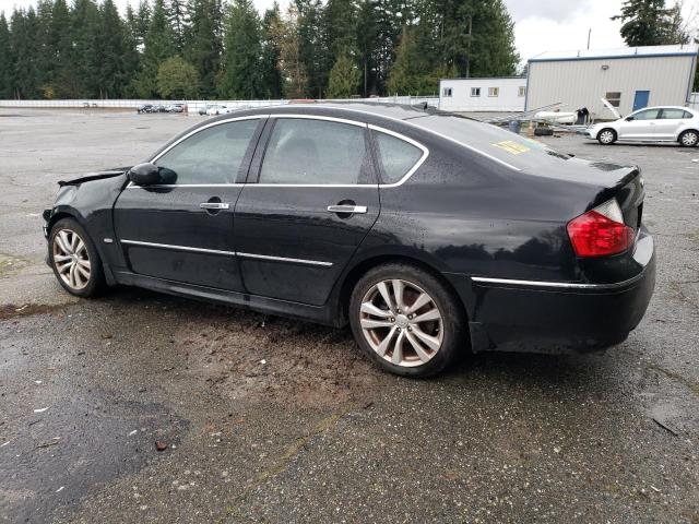 INFINITI M45 BASE 2008 black  gas JNKBY01E48M500662 photo #3