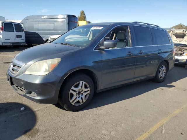 HONDA ODYSSEY EX 2006 gray  gas 5FNRL38636B417082 photo #1