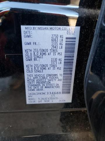2022 INFINITI QX60 LUXE - 5N1DL1FR3NC334688