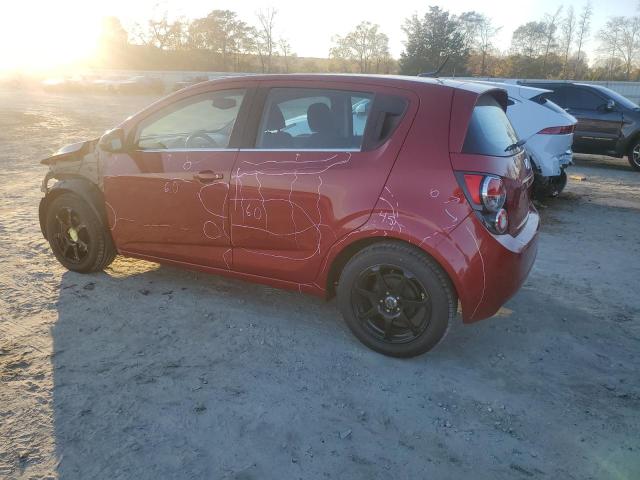 CHEVROLET SONIC LT 2012 maroon hatchbac gas 1G1JC6SH1C4115052 photo #3