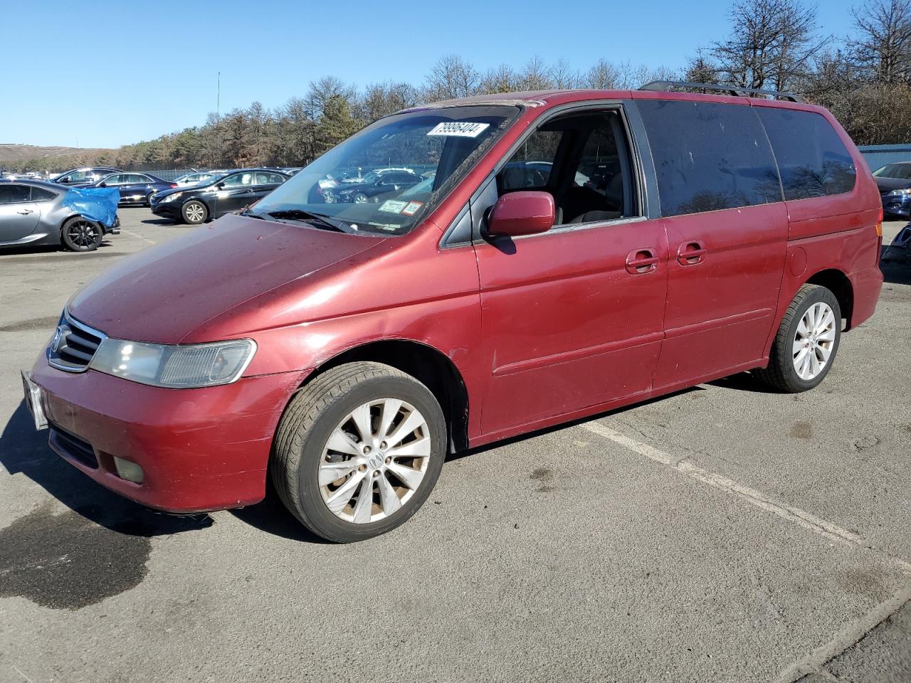 Lot #2971314812 2002 HONDA ODYSSEY EX