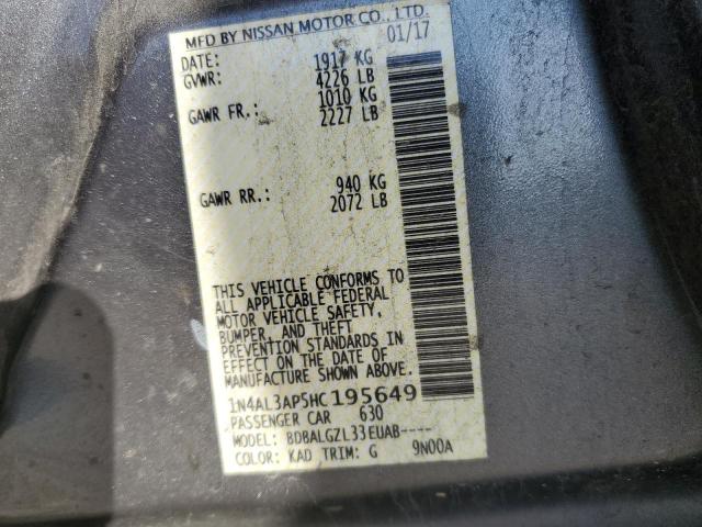 2017 NISSAN ALTIMA 2.5 - 1N4AL3AP5HC195649